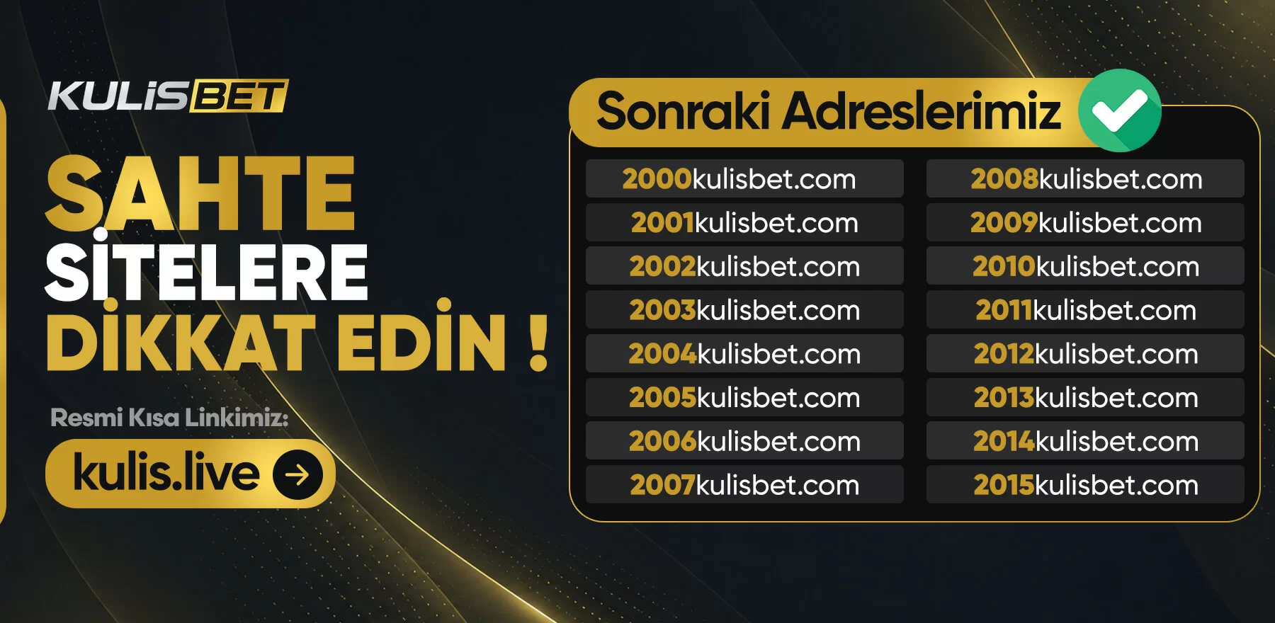 SONRAKİ ADRESLERİMİZ!